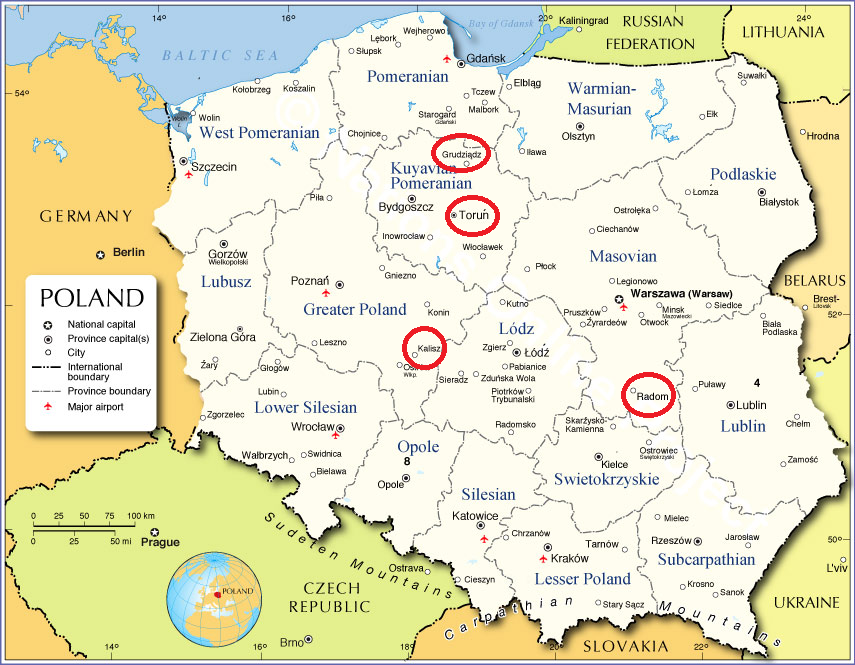 Poland map